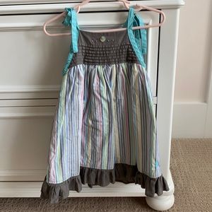 Well Dressed Wolf striped dress. Size 24m